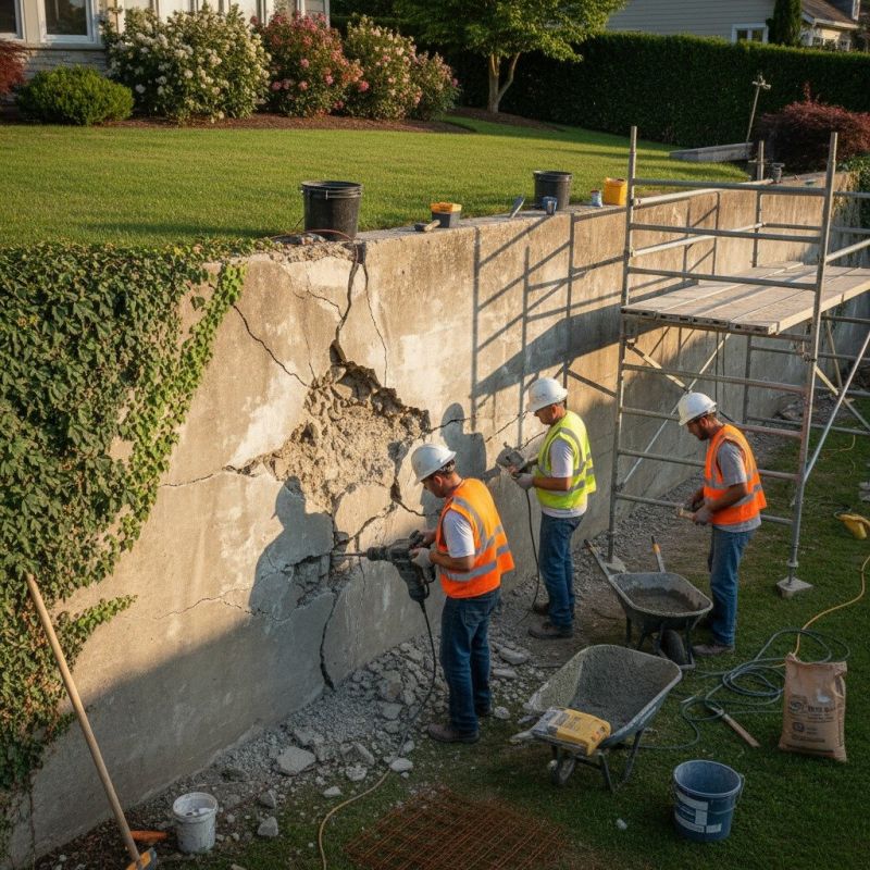 Cement Wall Repair Service in Corpus Christi, TX